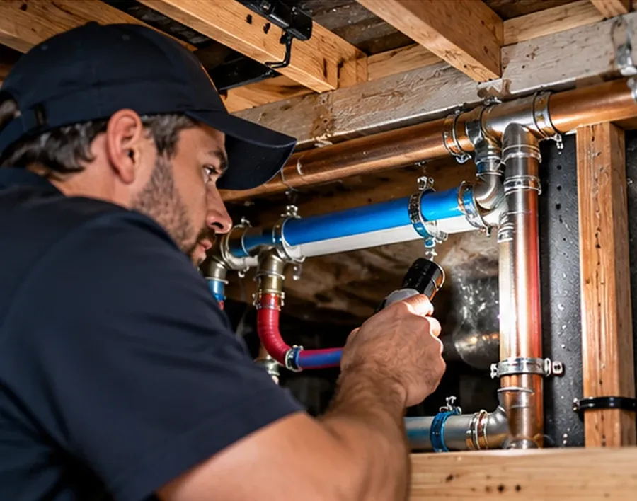 Electronic diagnostic equipment used during leak detection
